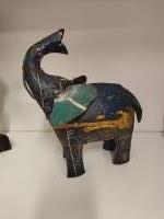 Olifant van gerecycled blik
