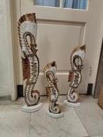 Zeepaardje hout en touw - s