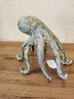 Metaal beeld octopus