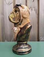 Beeld steampunk bulldog