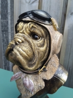 Beeld steampunk bulldog