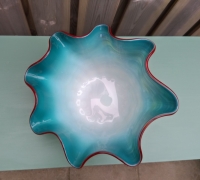 Murano style glazen schaal