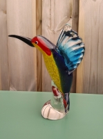 Murano style glazen ijsvogel