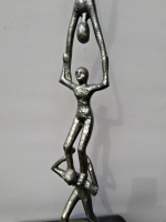 Beeld handstand teamwork