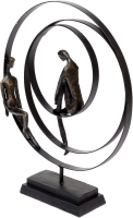 Design sculptuur "Patience" bronskleurig