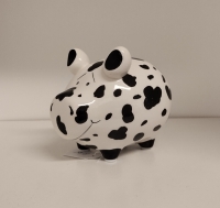 Spaarpot Dalmatisch varken keramiek