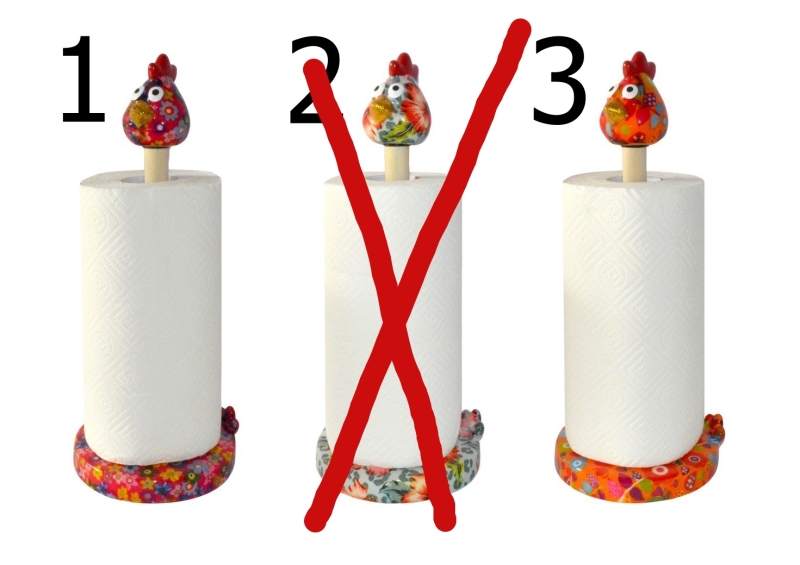 Pomme pidou keukenrolhouder kip Matilda