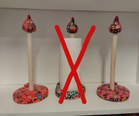 Pomme pidou keukenrolhouder kip Matilda