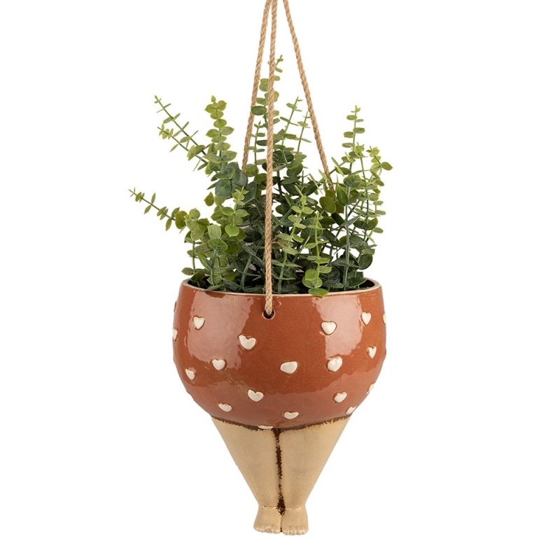 Plantenhanger dikke dame
