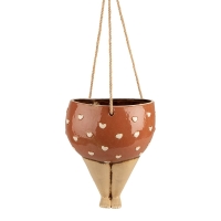 Plantenhanger dikke dame