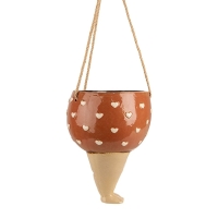 Plantenhanger dikke dame