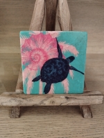 Decoratieve tegel schildpad