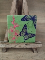 Decoratieve tegel vlinder