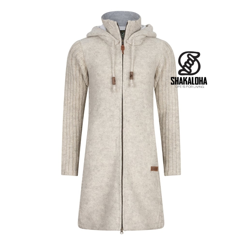 Shakaloha vest Supermodel beige ZH katoenen voering