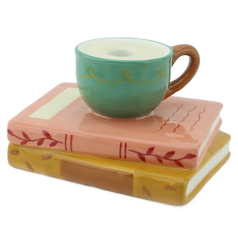 Kaarsenstandaard kopje koffie