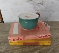 Kaarsenstandaard kopje koffie