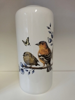 Cilinder vaas bosvogels - Delfts Blauw