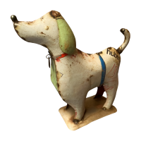 Hond Bella van gerecycled blik