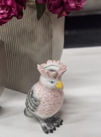 Aardewerk vaas papegaai