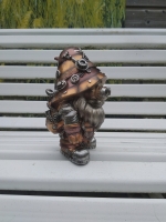 Beeld steampunk kabouter - 2