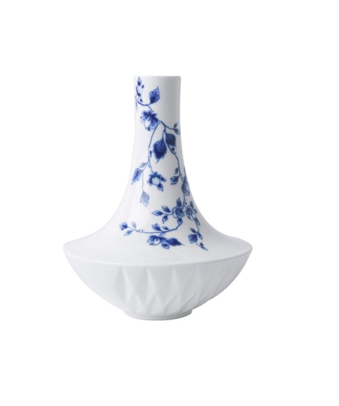 Tuitvaasje kersenbloem - Delfts Blauw