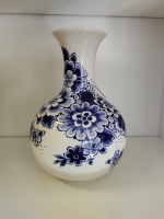 Buikvaasje bloemen - Delfts Blauw