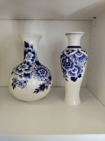 Buikvaasje bloemen - Delfts Blauw