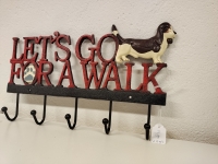 Wandkapstok de hond uitlaten