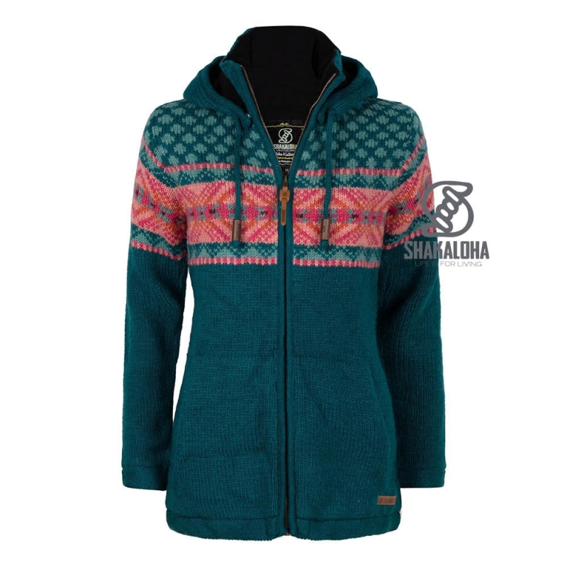 Shakaloha vest Glacier aqua/groen