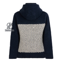 Shakaloha vest Tundra Navy/beige met afritsbare capuchon