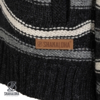 Shakaloha vest Luma antraciet met afritsbare capuchon