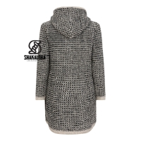 Shakaloha vest Anzio Black/white ziphood