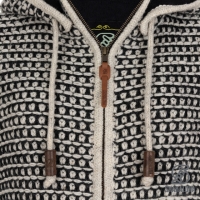 Shakaloha vest Anzio Black/white ziphood