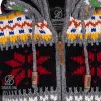 Shakaloha vest Husky multi ziphood