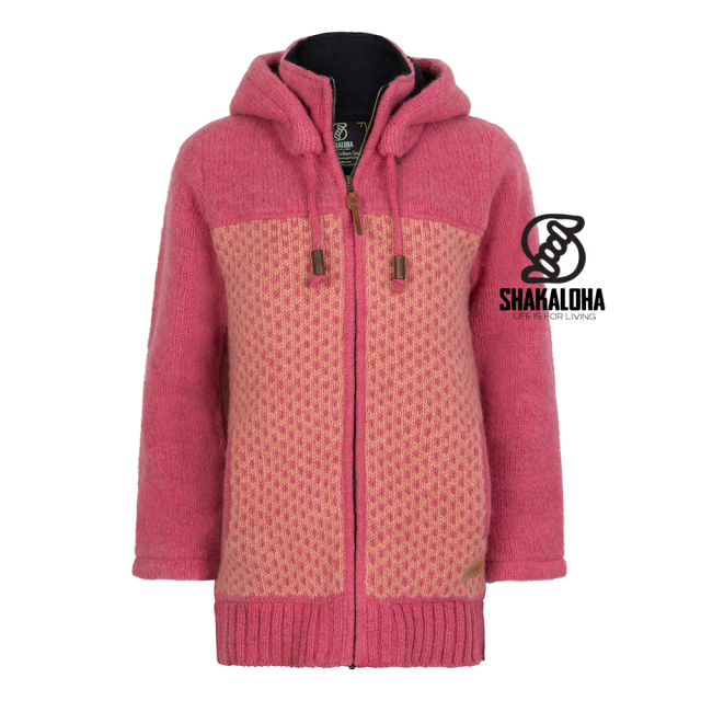 Shakaloha vest Iska pink ziphood