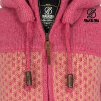 Shakaloha vest Iska pink ziphood