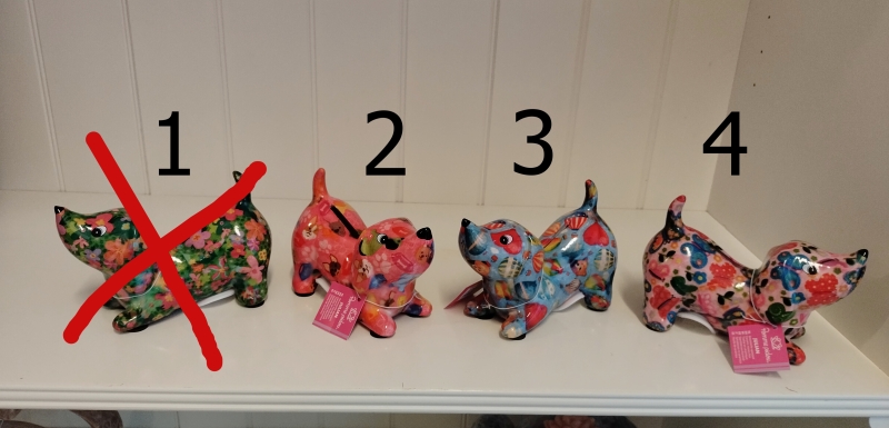 Pomme pidou spaarpot teckel Julian