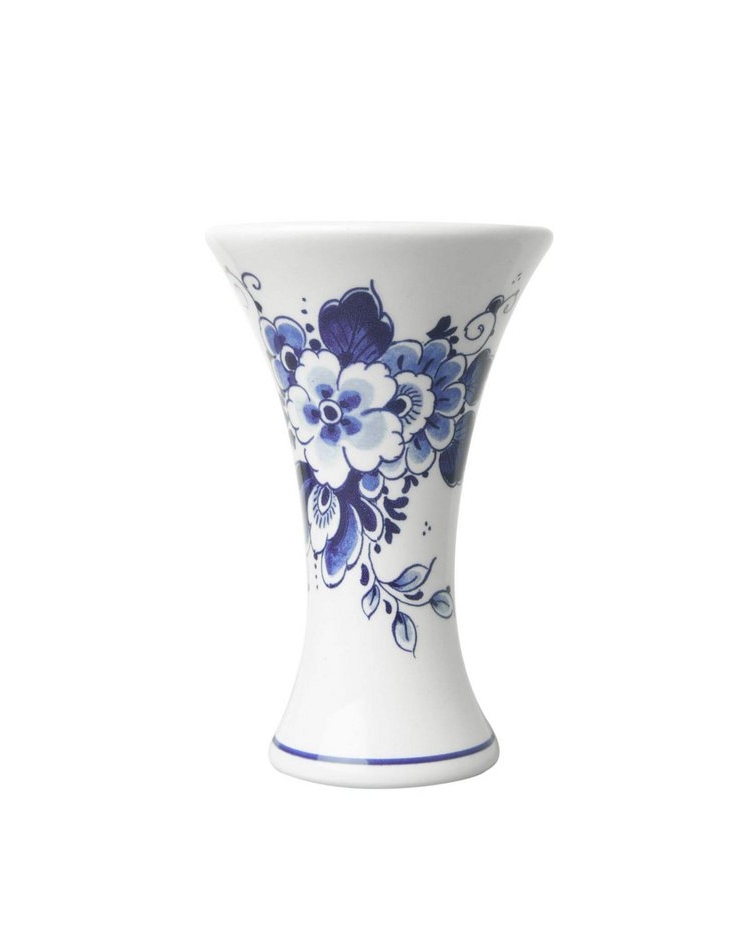 Kelkvaasje bloemen - Delfts Blauw