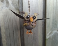 Decoratieve hang uil