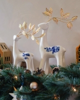 Rendier klein goud - Delfts Blauw