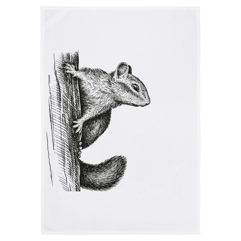 Theedoek met eekhoorn