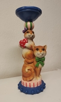 Kaarsenstandaard circus cats