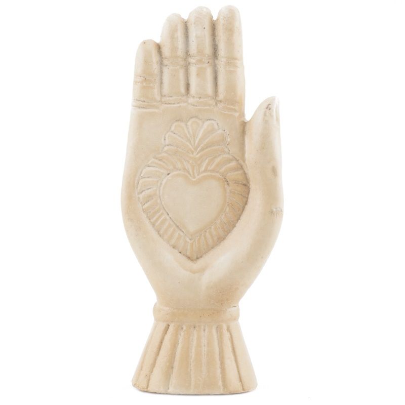 Aardewerk ornament hand Chakra