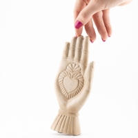 Aardewerk ornament hand Chakra
