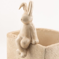 Aardewerk ornament bunny zittend M