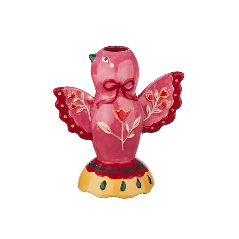 Aardewerk kaarsenstandaard emberbeak