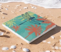 Decoratieve tegel libelle