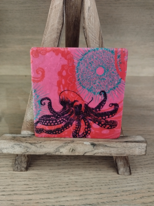 Decoratieve tegel octopus