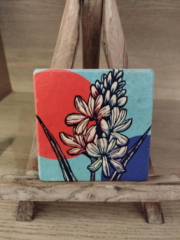 Decoratieve tegel hyacint