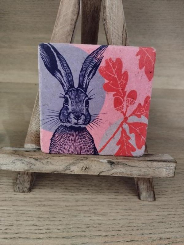 Decoratieve tegel haas Henry